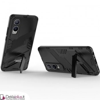 Smūgiams atsparus dėklas su kojele - juodas (Oneplus Nord Ce4 Lite) Smūgiams atsparus dėklas su kojele - juodas (Oneplus Nord Ce4 Lite)